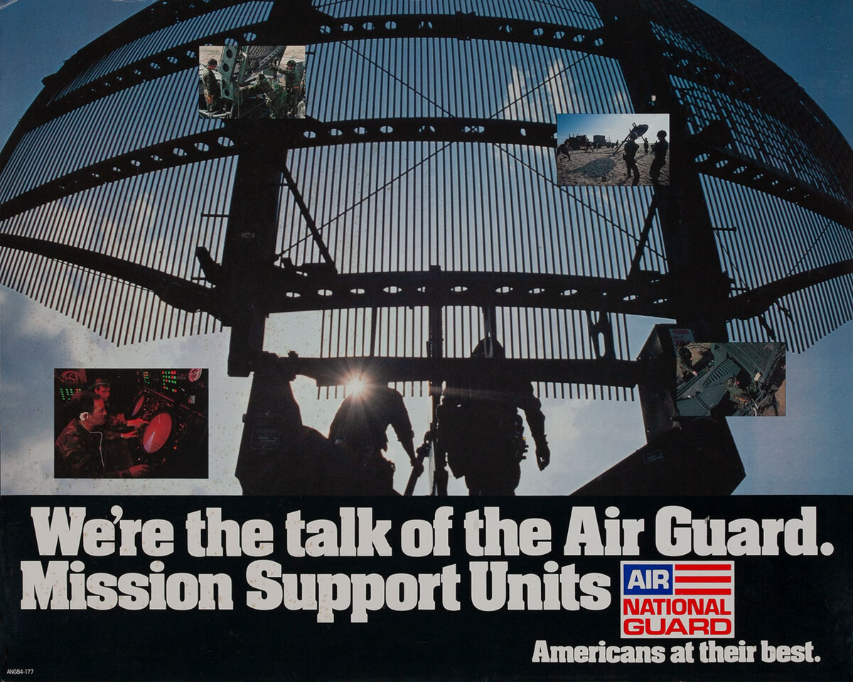 Mission Support Units, Air National Gaurd Poster
