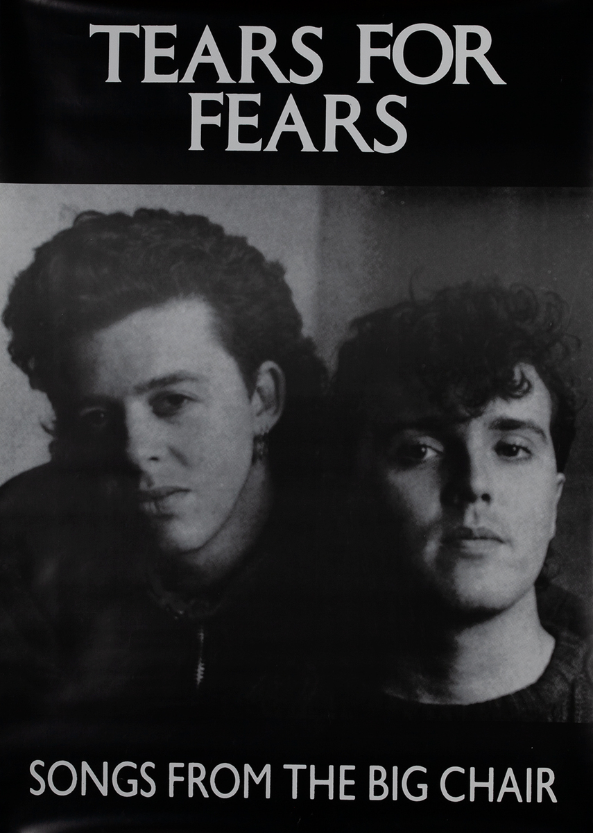 Tears for Fears Songs From the Big Chair Poster