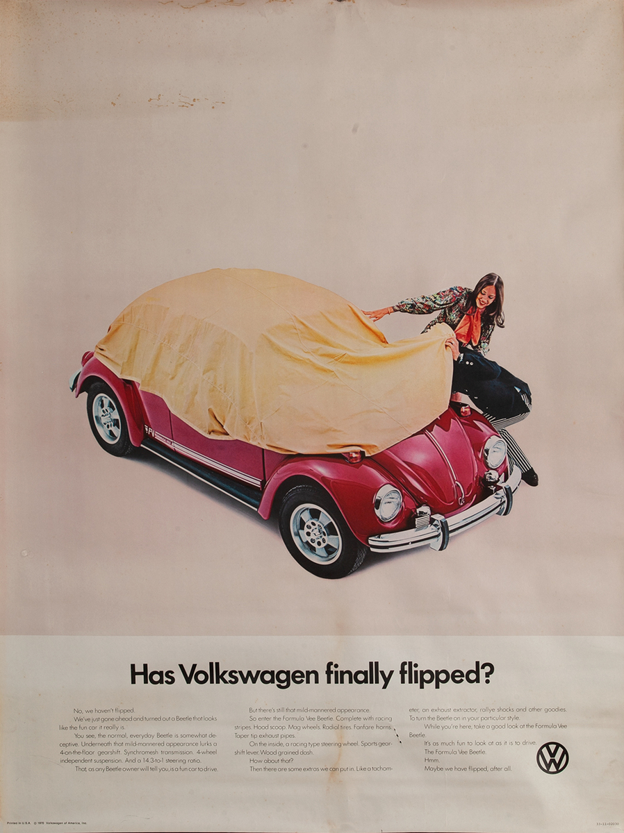 Has Volkswagen finally flipped? VW Poster