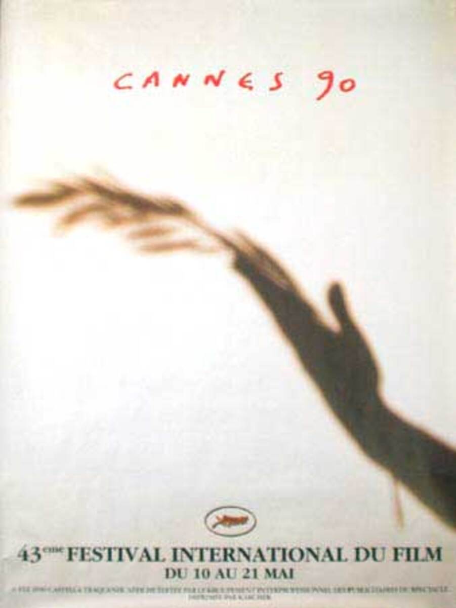 Cannes Film Festival Original Vintage Movie Poster 1990