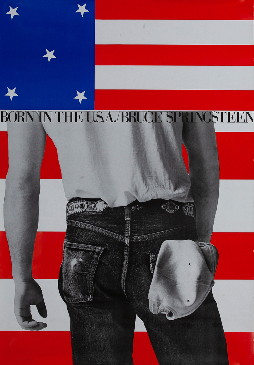 Bruce Springsteen Born in The USA Tour Poster