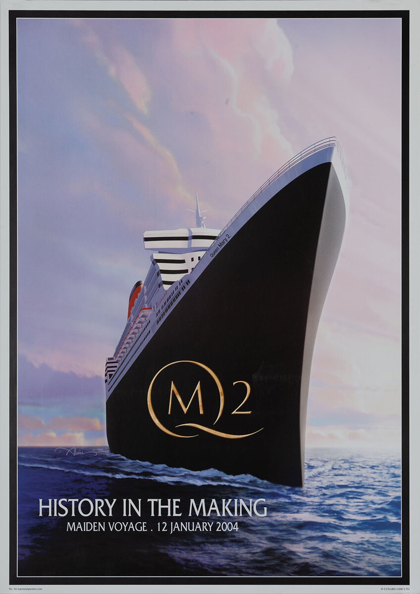 Cunard - History in the Making QM2 Queen Mary 2 Maiden Voyage