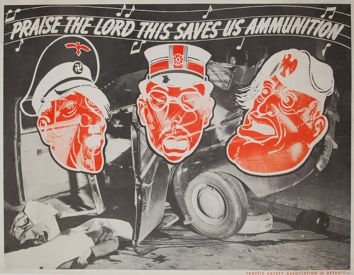 Praise the Lord, This Saves Us Ammunition, WWII Poster