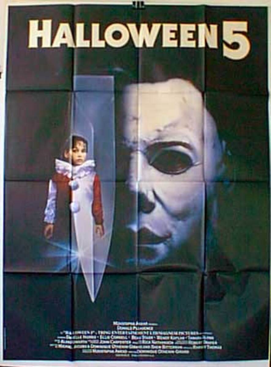 Halloween 5: The Revenge of Michael Myers Original French Movie Poster