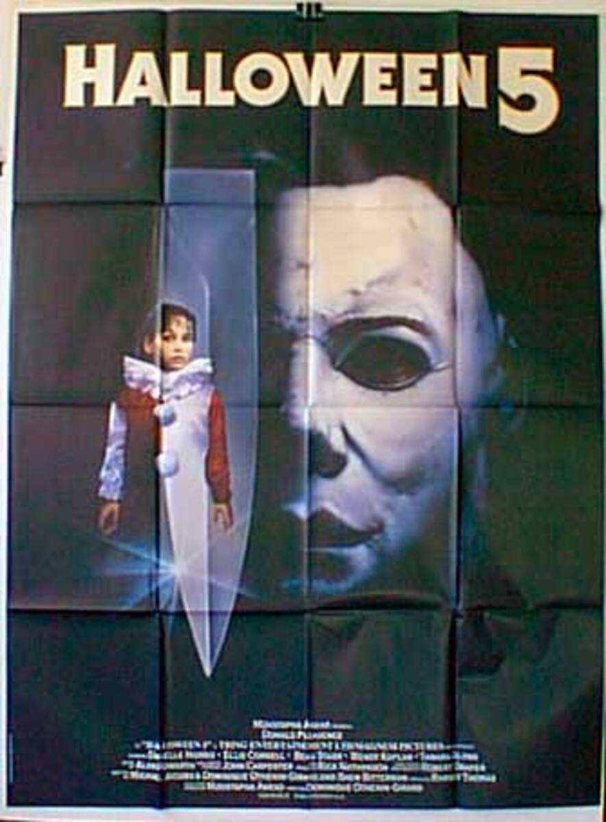 Halloween 5: The Revenge of Michael Myers Original French Movie Poster