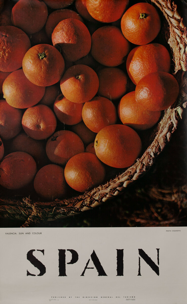 Spain - Basket of oranges