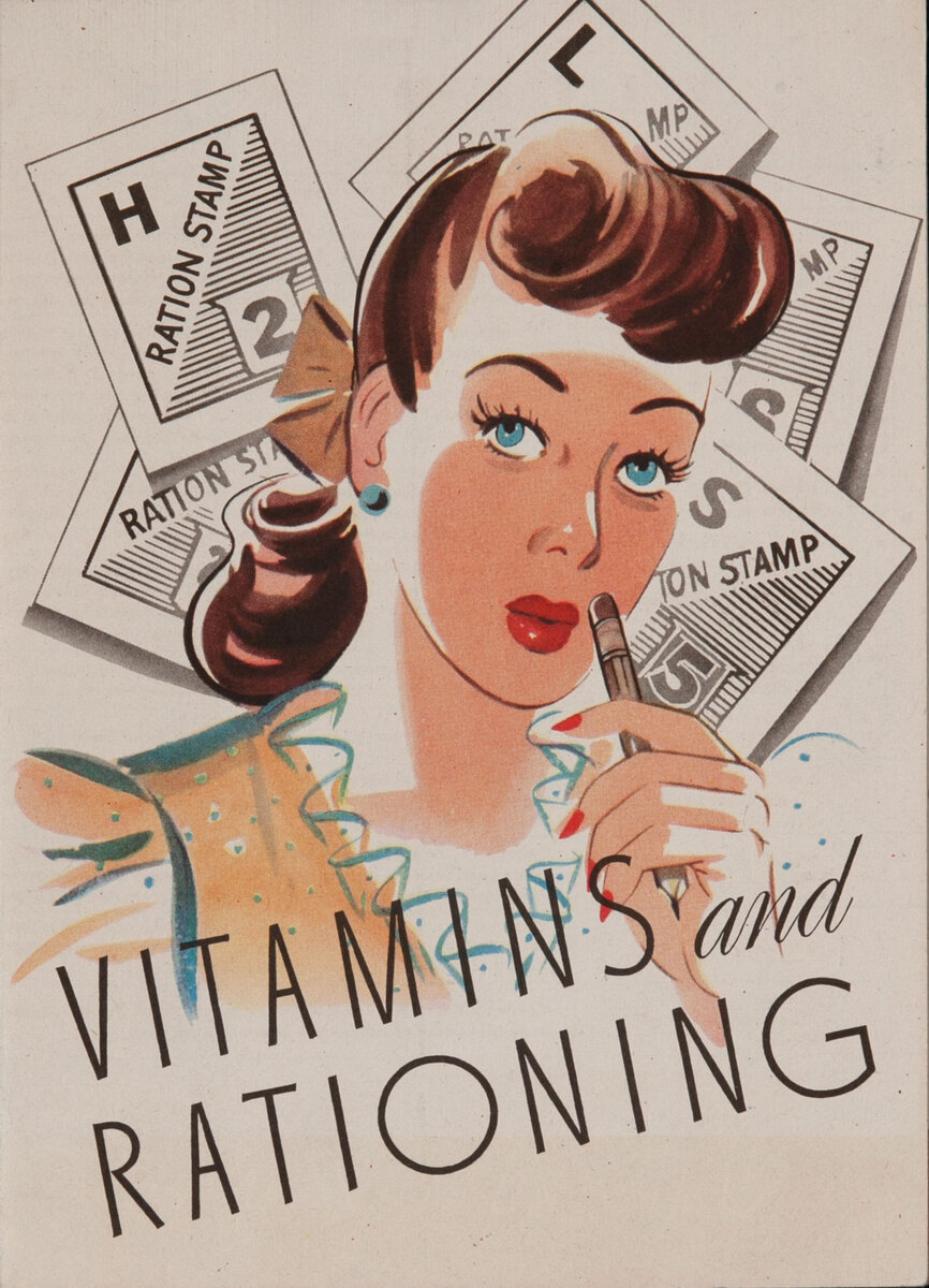 Vitamins and Rationing, WWI Homefront Brochure