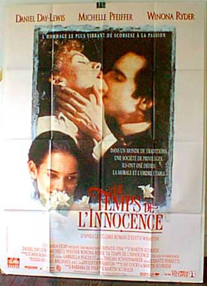 Age of Innocence Original French Movie Poster