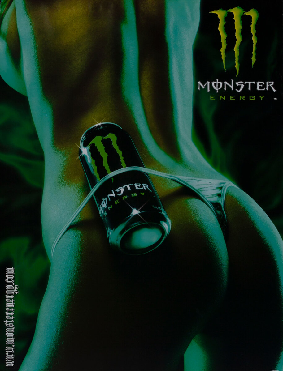 Monster Energy Dinrk Poster  thong