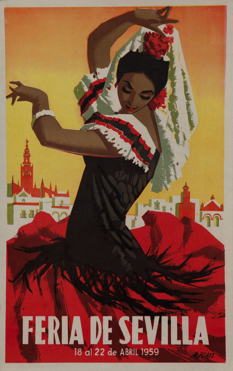 Feria de Sevilla Flamenco Dancer