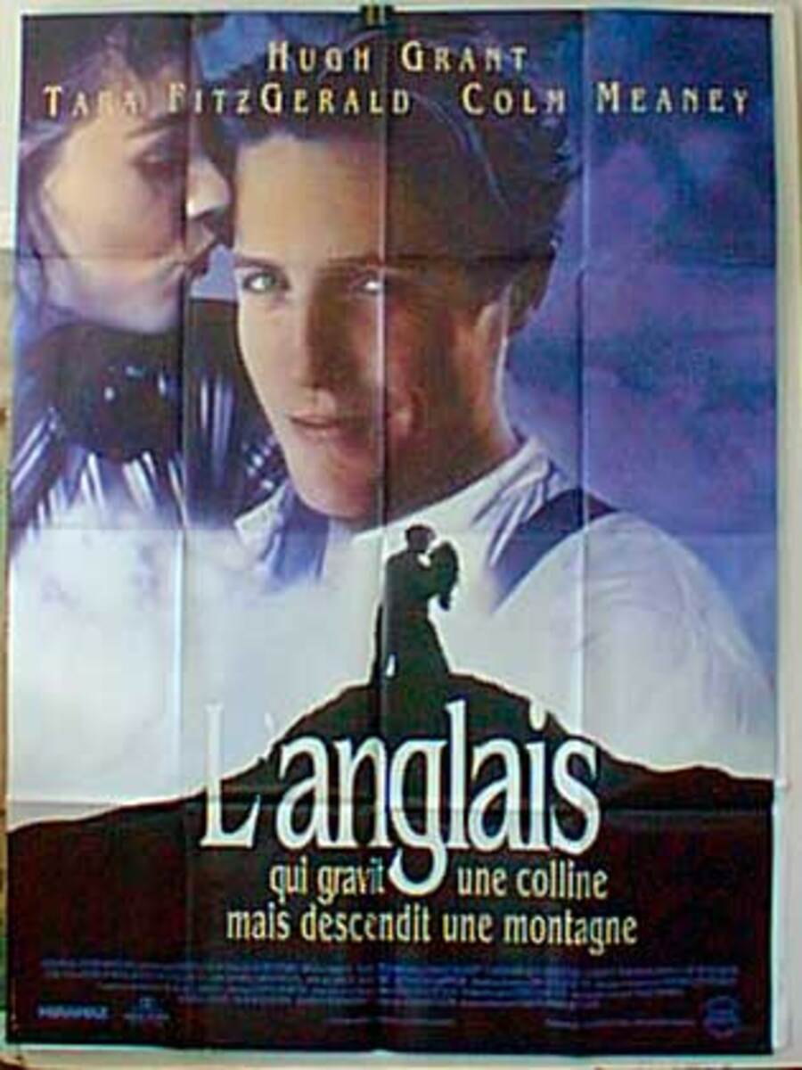 The Englishman Who Went up a Hill But Came Down a Mountain Original French Movie Poster