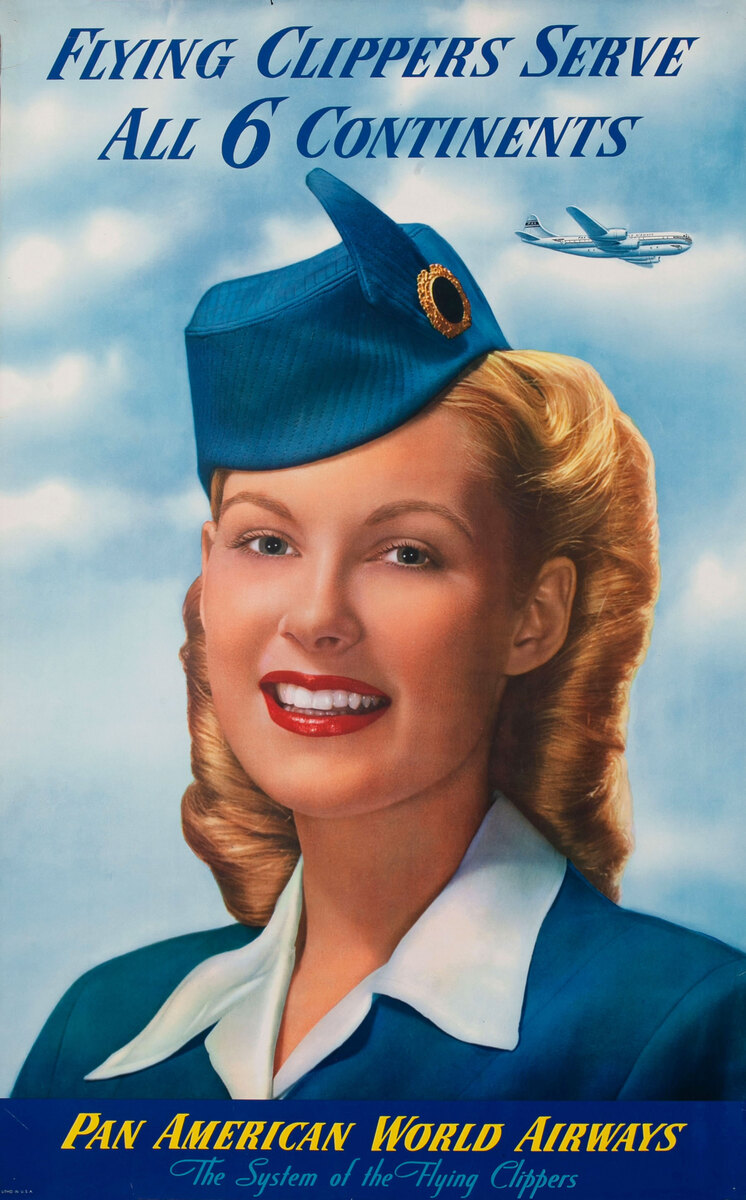 Flying Clippers Serve all 6 Continents -Pan American World Airways, the System of the Flying Clippers
