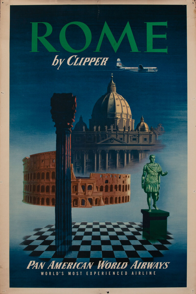 Rome by Clipper Pan American World Airways 