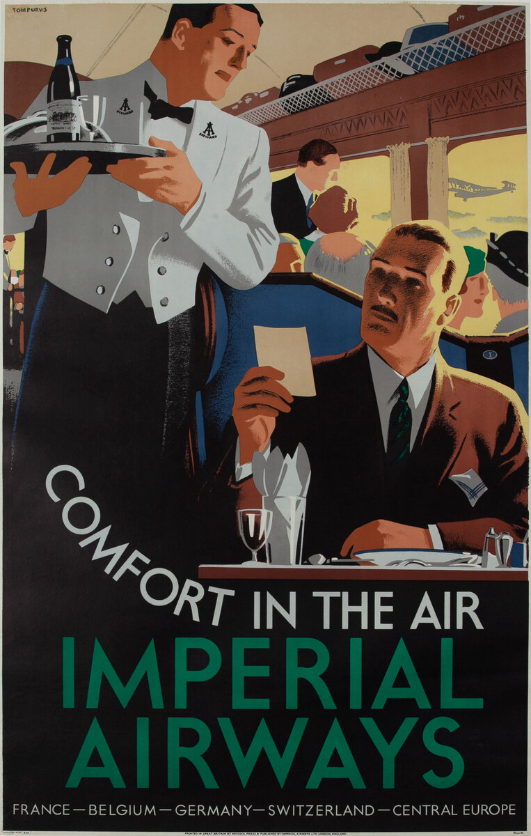 Comfort in the Air Imperial Airways 