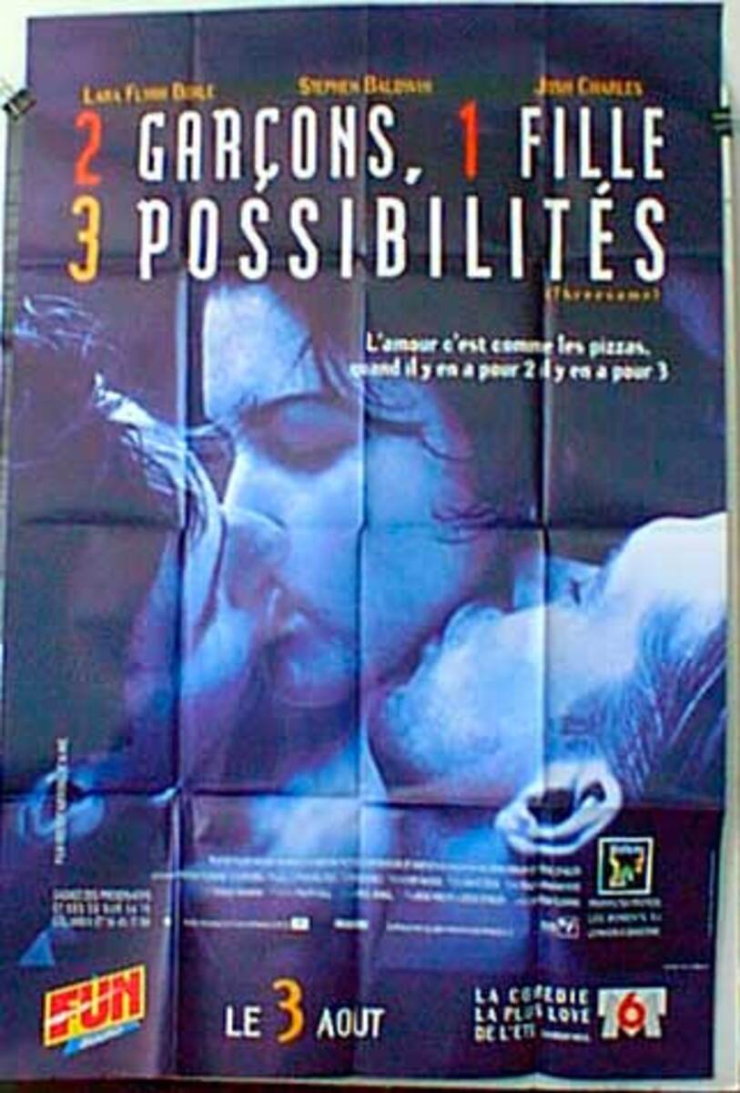 Threesome Original French Movie Poster