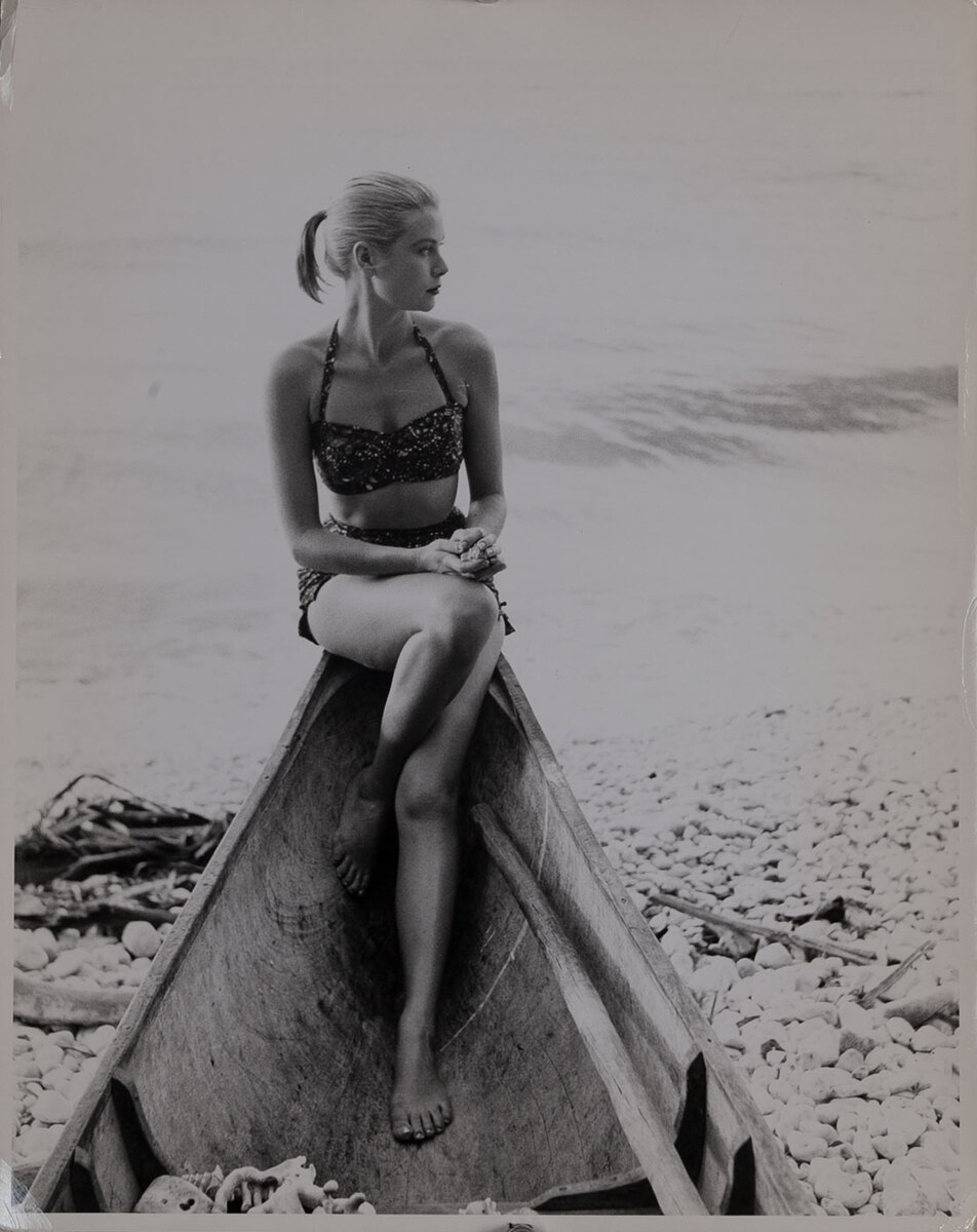 Original Grace Kelly Photo Jamaica Boat