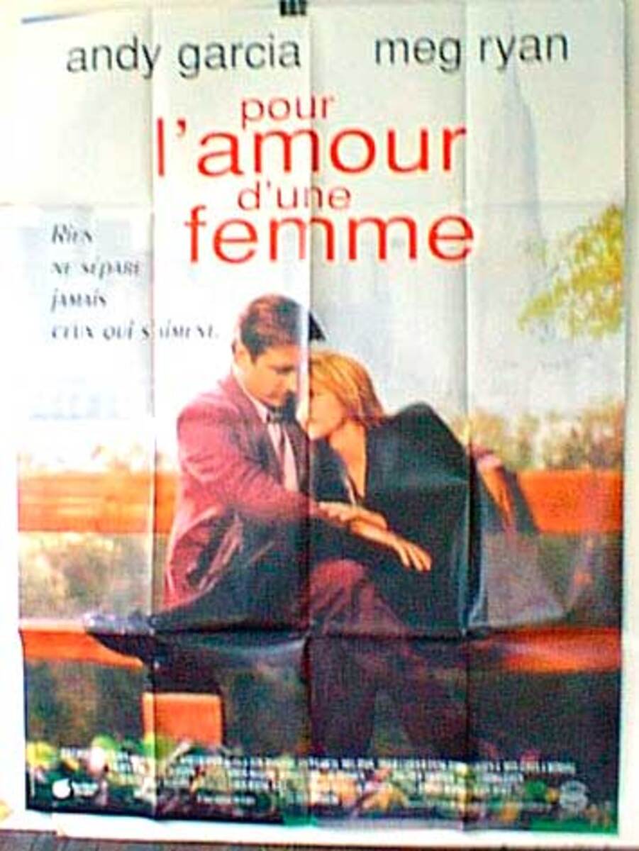 When a Man Loves a Woman Original French Movie Poster