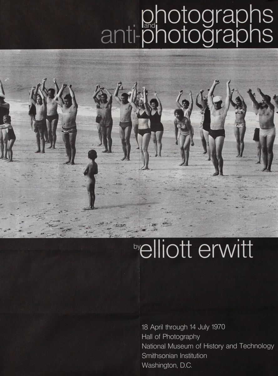 photographs / anti-photographs elliot erwitt Smithsonian art exhibit poster