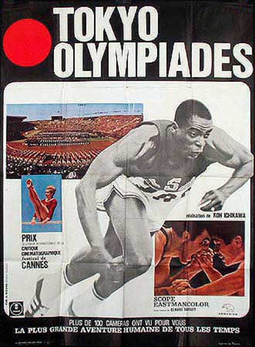 Original 1964 Tokyo Olympics Movie Poster