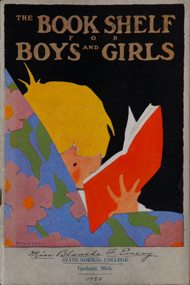 The Book Shelf for Boys and Girls - Catalog cover