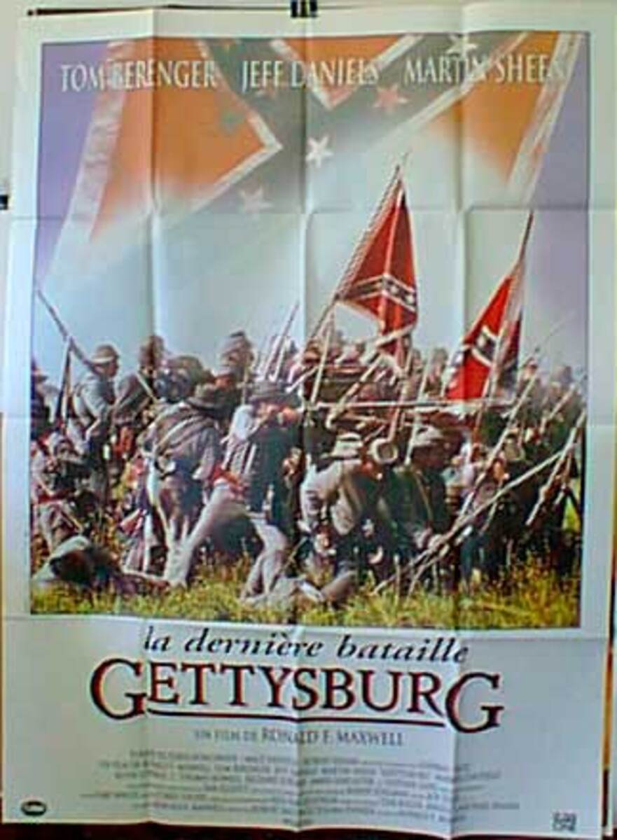 Gettysburg Original French Movie Poster
