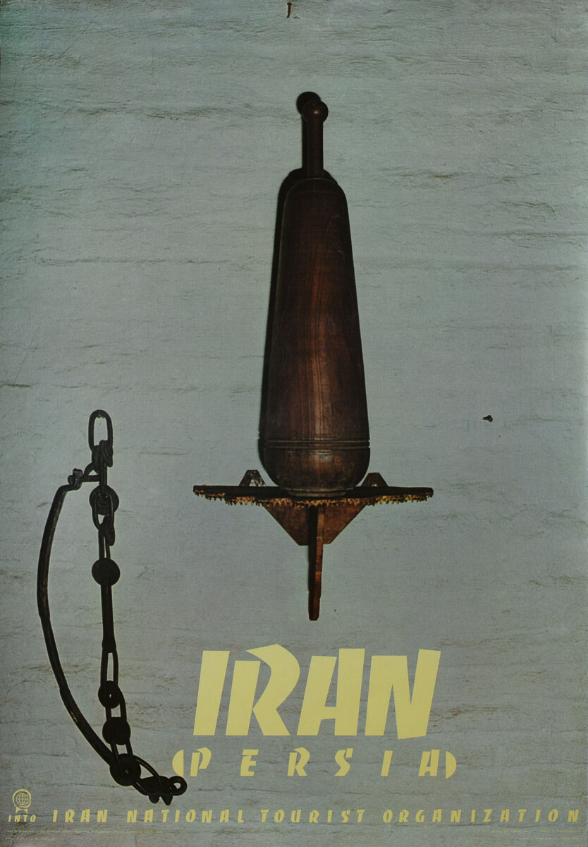 Iran Persia National Tourist Organization Travel Poster