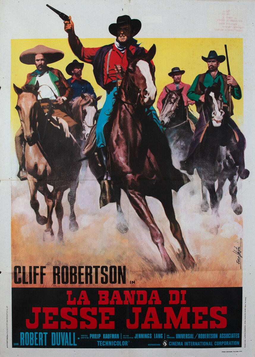 La Banda Di Jesse James Italian Movie Poster