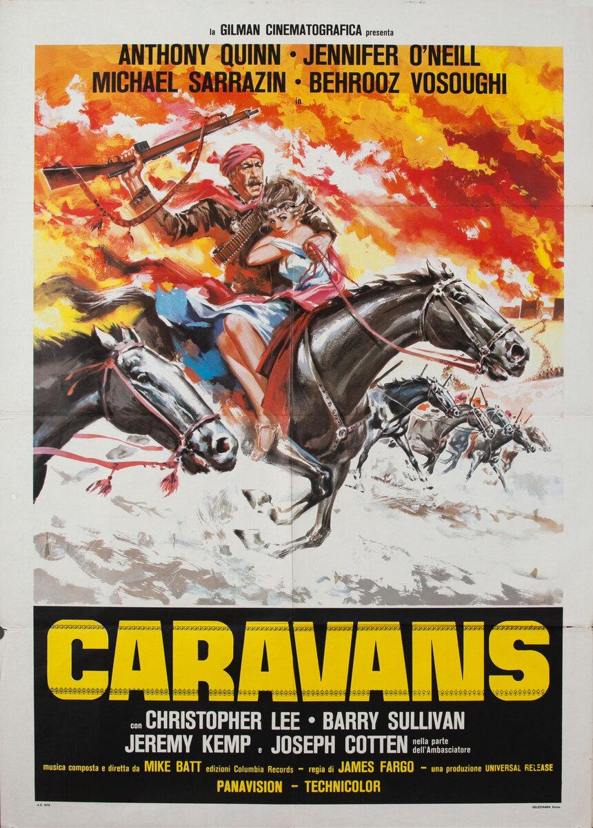 Caravans, Italian Movie Poster