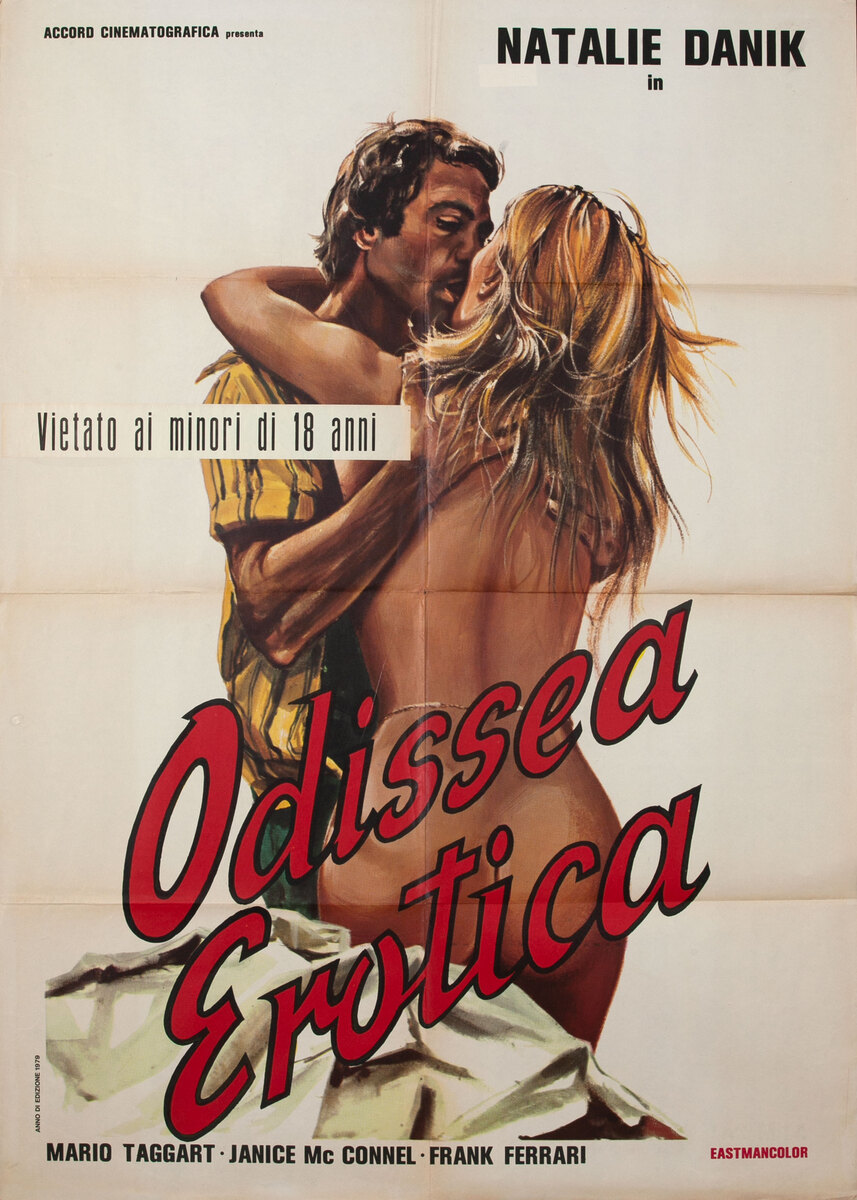 Odissea Erotica Italian X-Rated Movie Poster Original Title Roxani, i odysseia tou sex