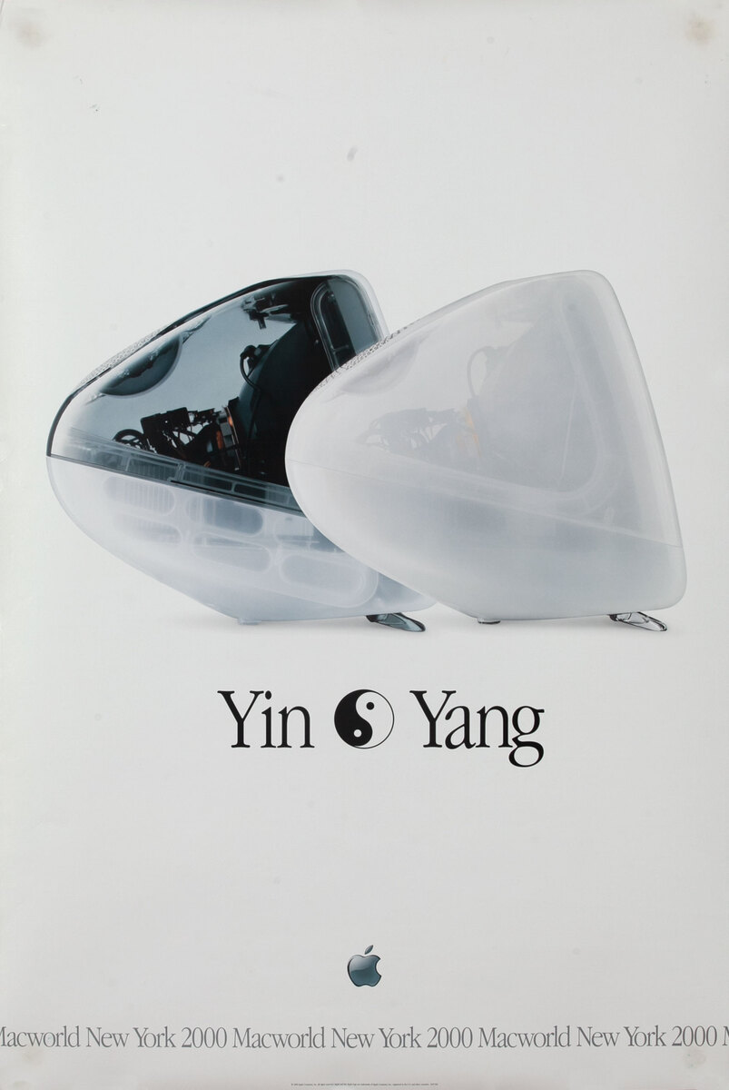 Yin Yang 2000 Macworld New York Apple Poster