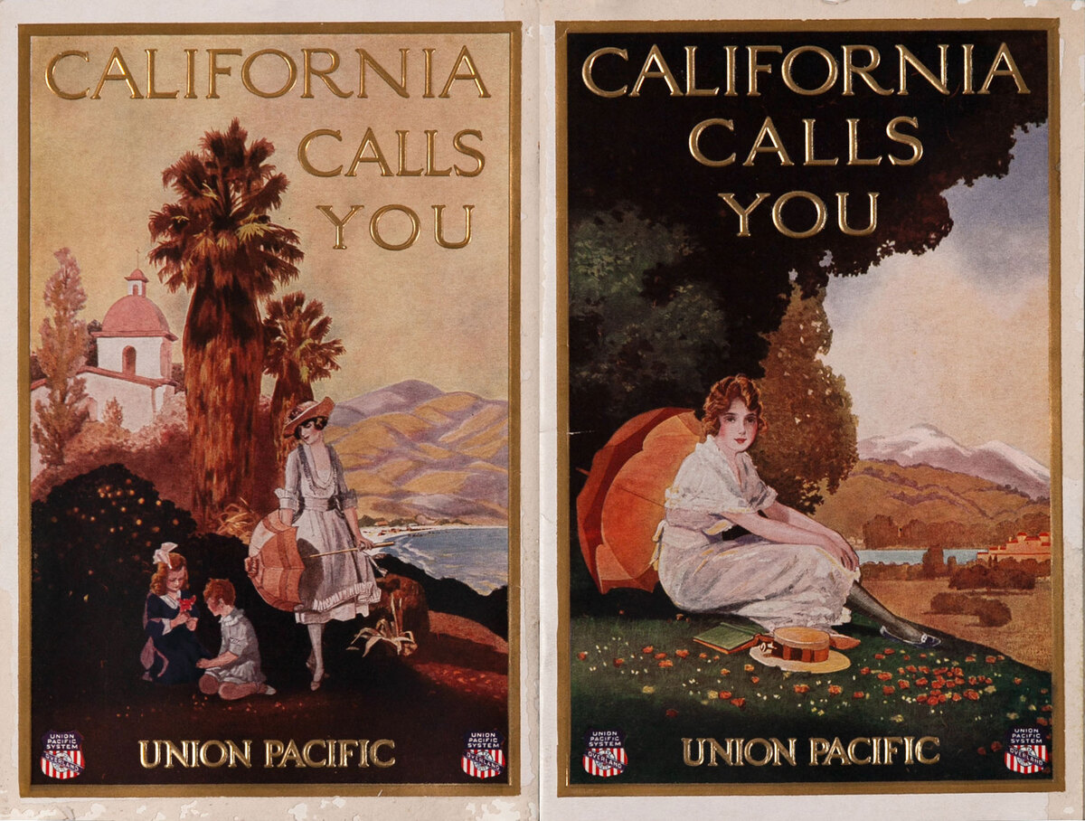 Union Pacific California Calls You Travel Brochure