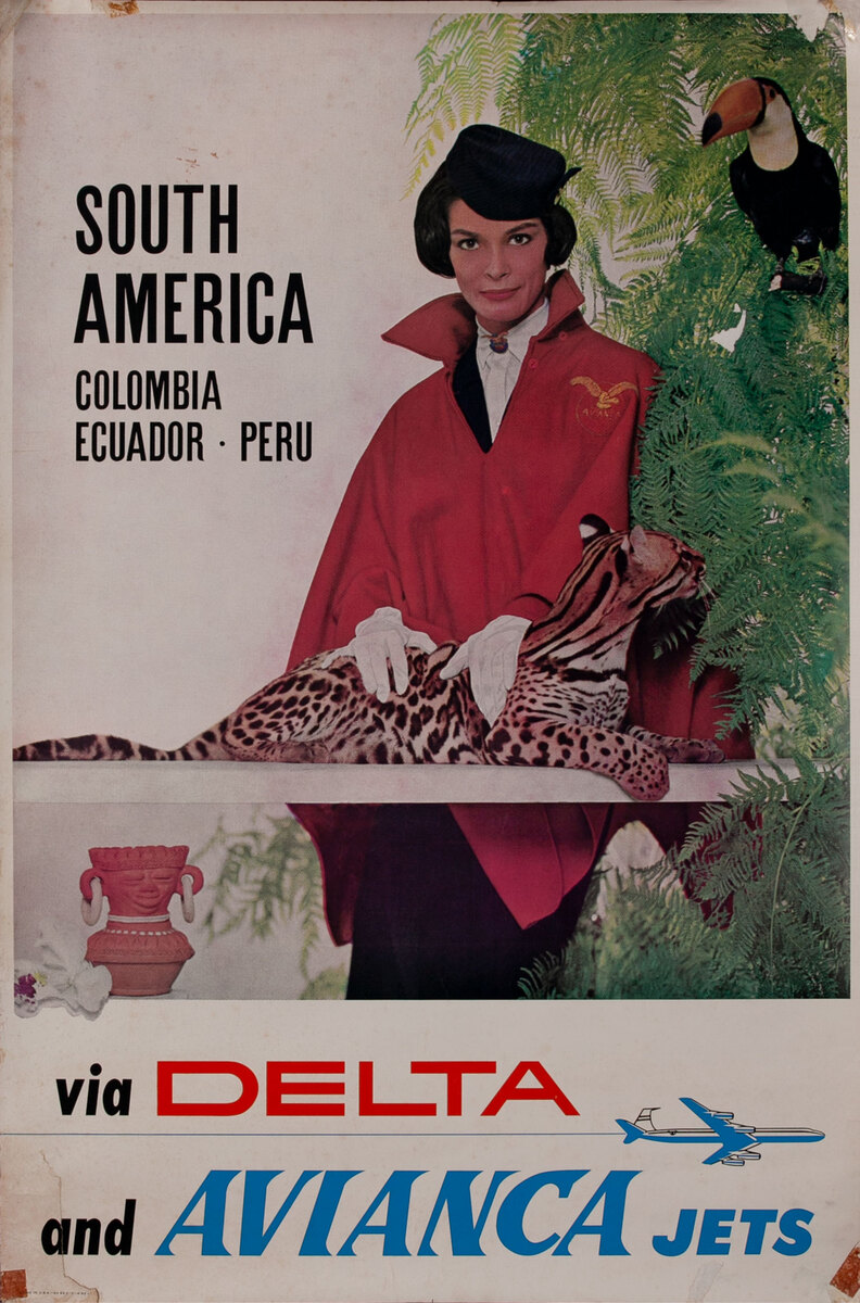 South America Columbia - Ecuador - Peru via Delta and Avian Jets