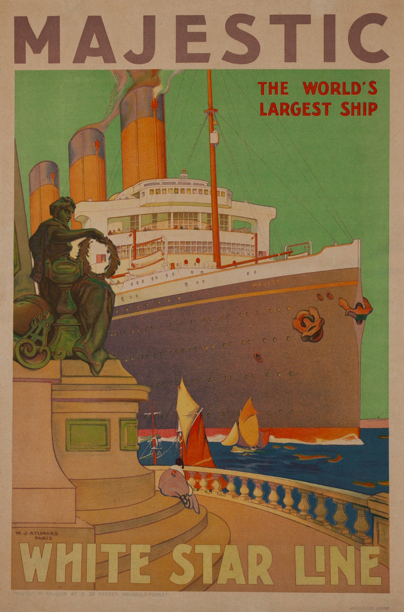 Majestic The World's Largest Ship - White Star Line