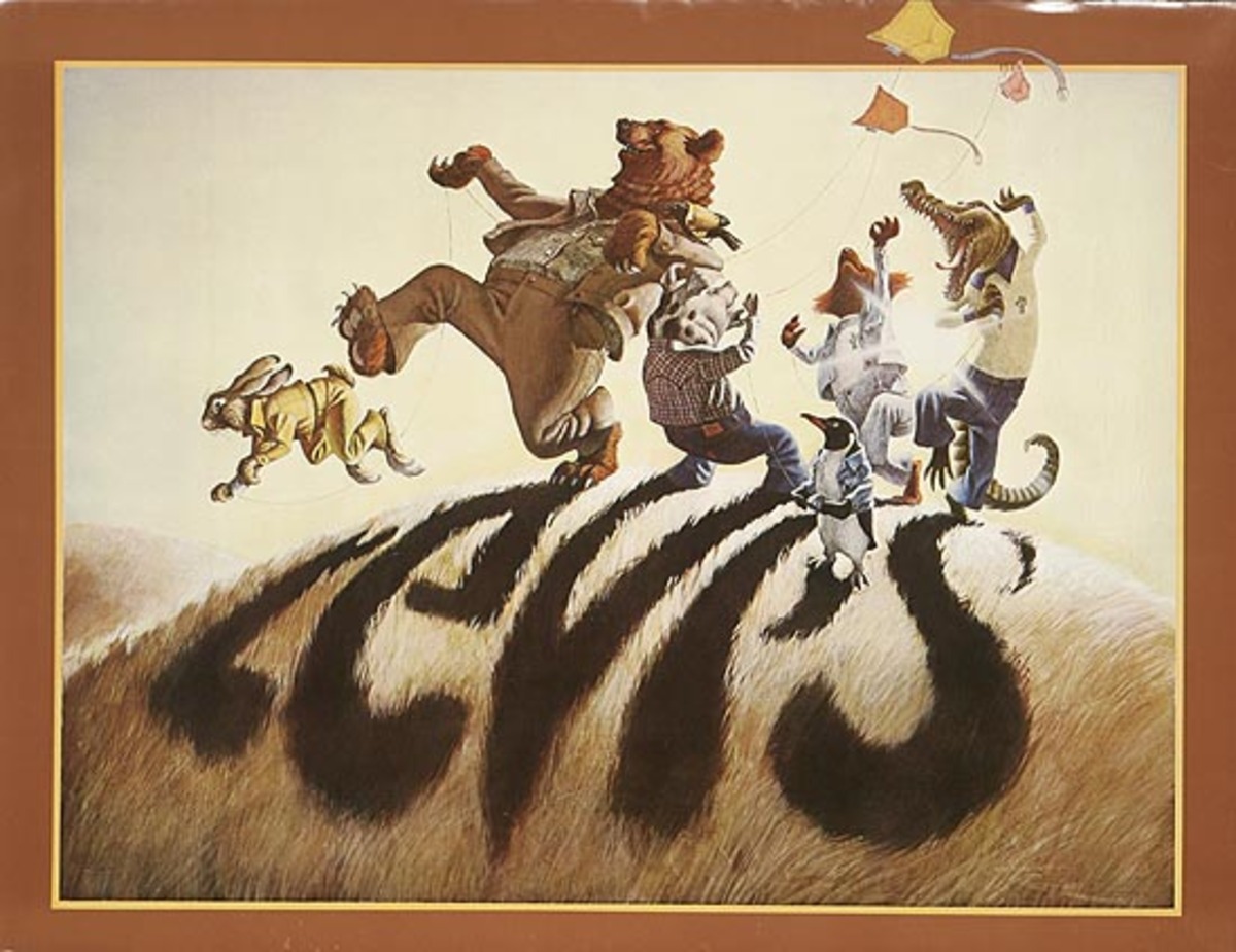 Levi's Pants Original Advertising Poster animal shadows