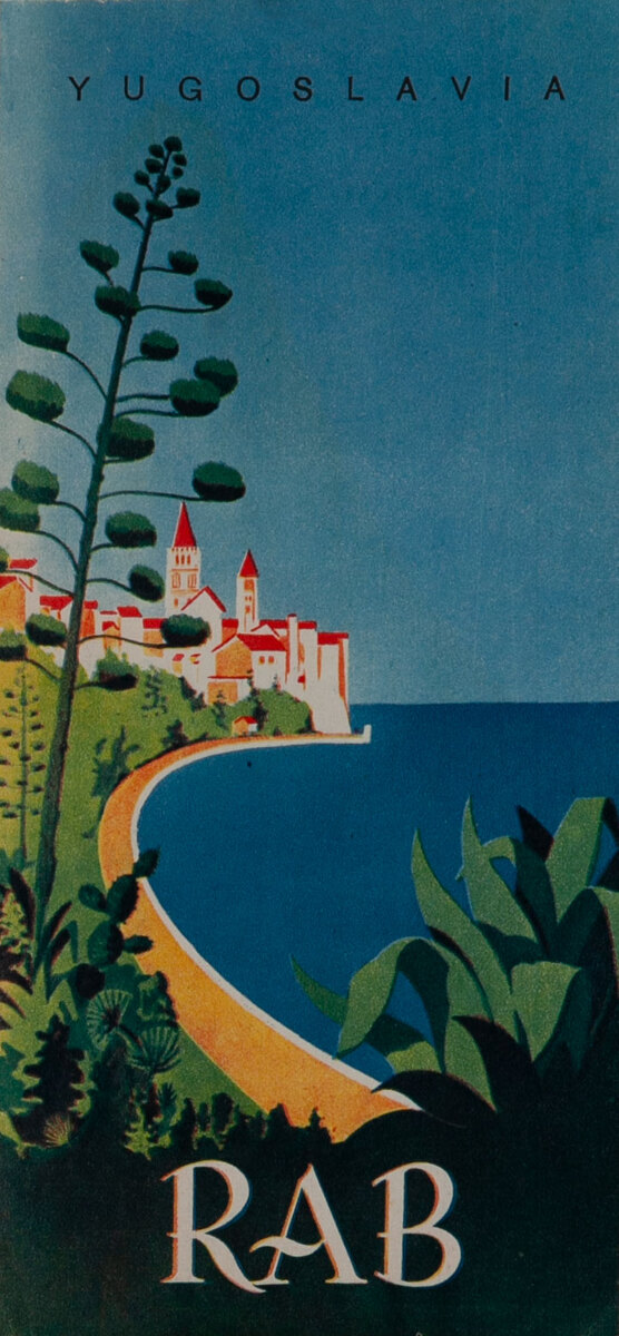 Rab Yugoslavia Travel Brochure