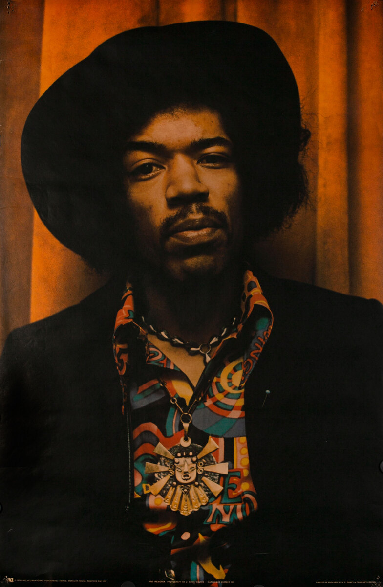 Jimi Hendrix Poster Portrait 