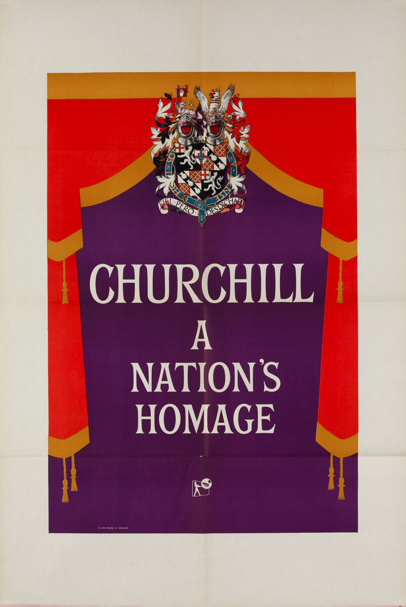 Churchill a Nation's Homage - Documentary film poster