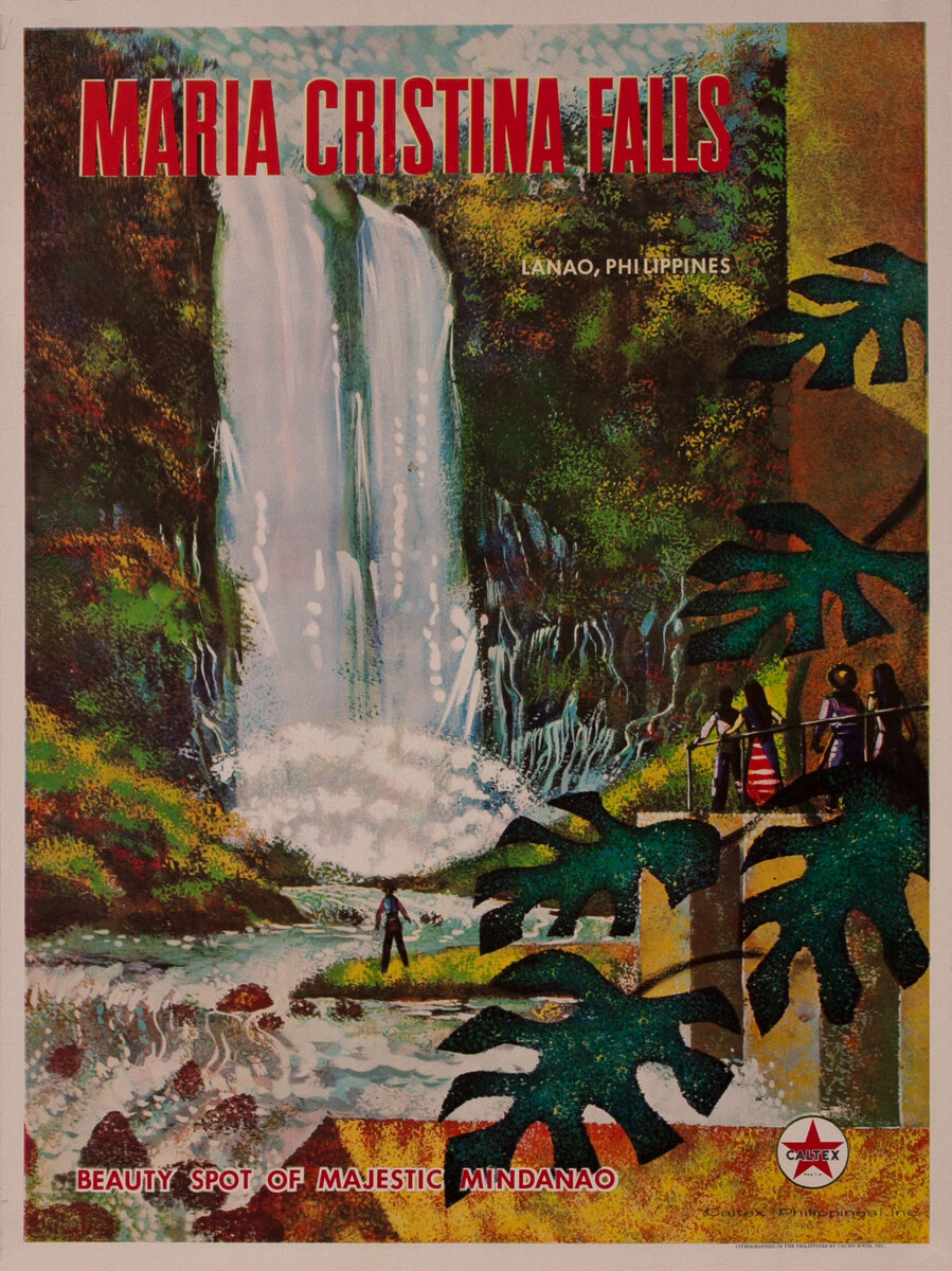Maria Cristina Falls - Philippines Caltex Poster