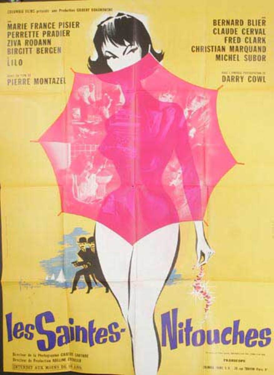 Les Saintes Nitouches Original French Movie Poster
