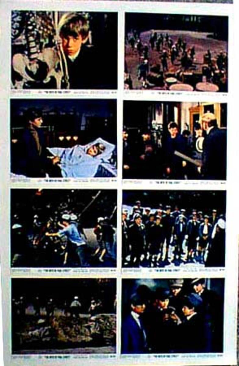 Original 8 x 10  Movie Lobby Card Set The Boys of Pauls Street (Hungarian title (A Pal Utcai Fiuk)