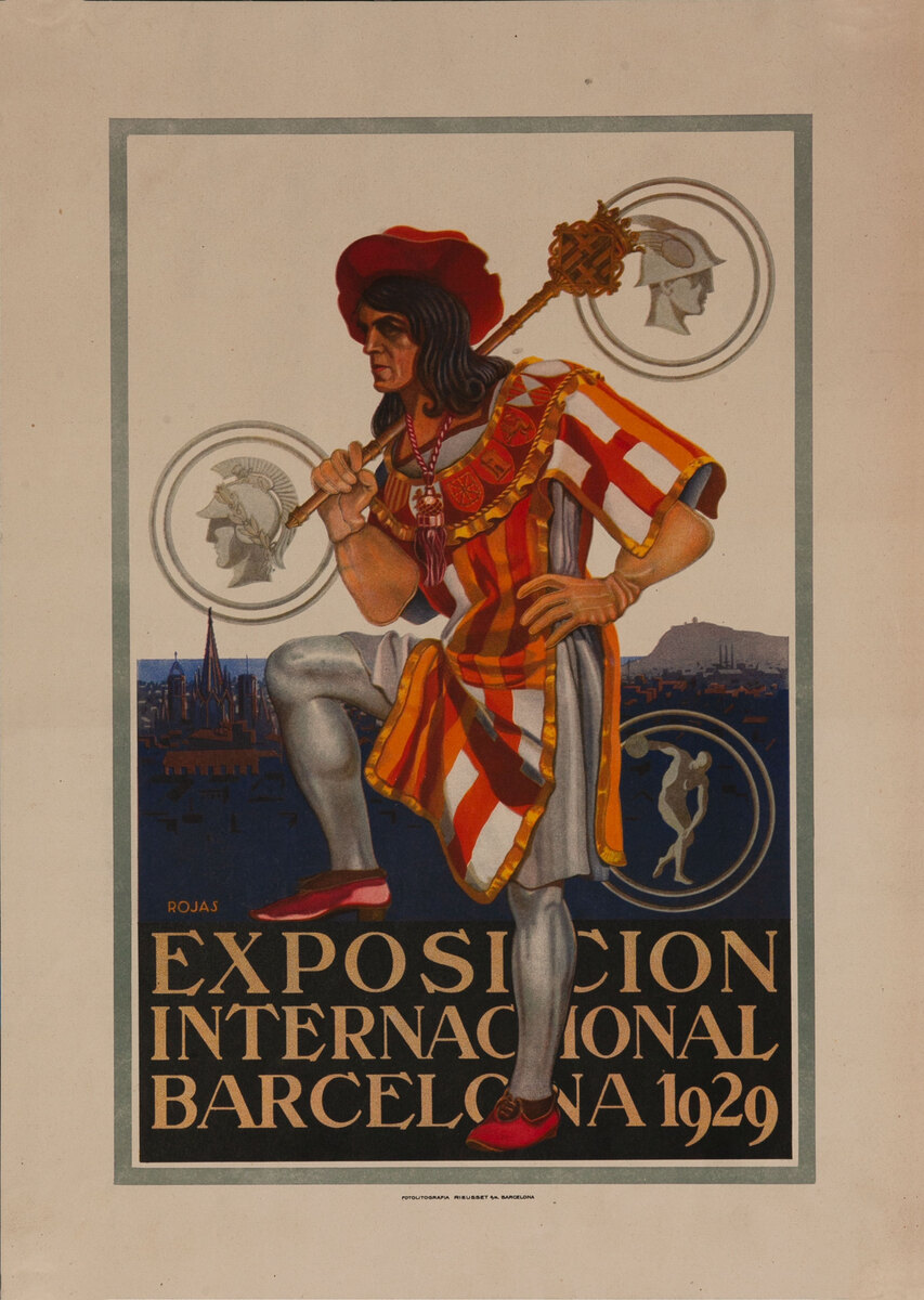 Exposicion Internacional Barcelona - International Exposition Poster 1929 Guard