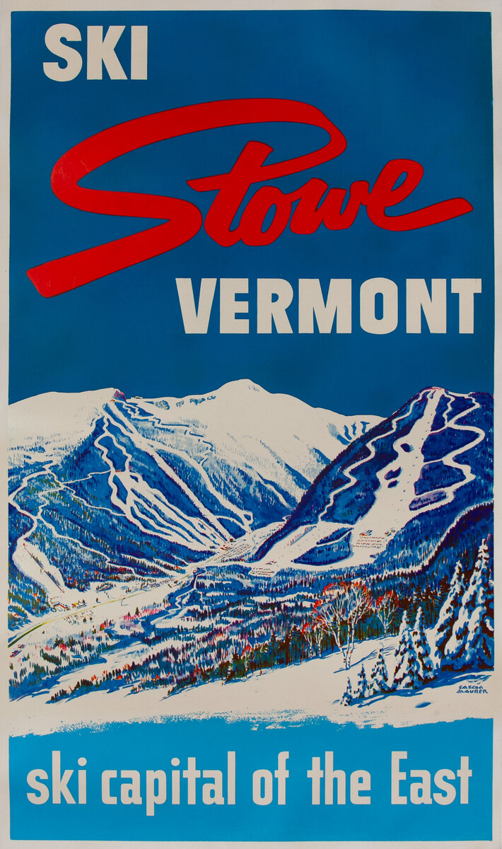 Ski Stowe Vermont -Ski Capital of the East 