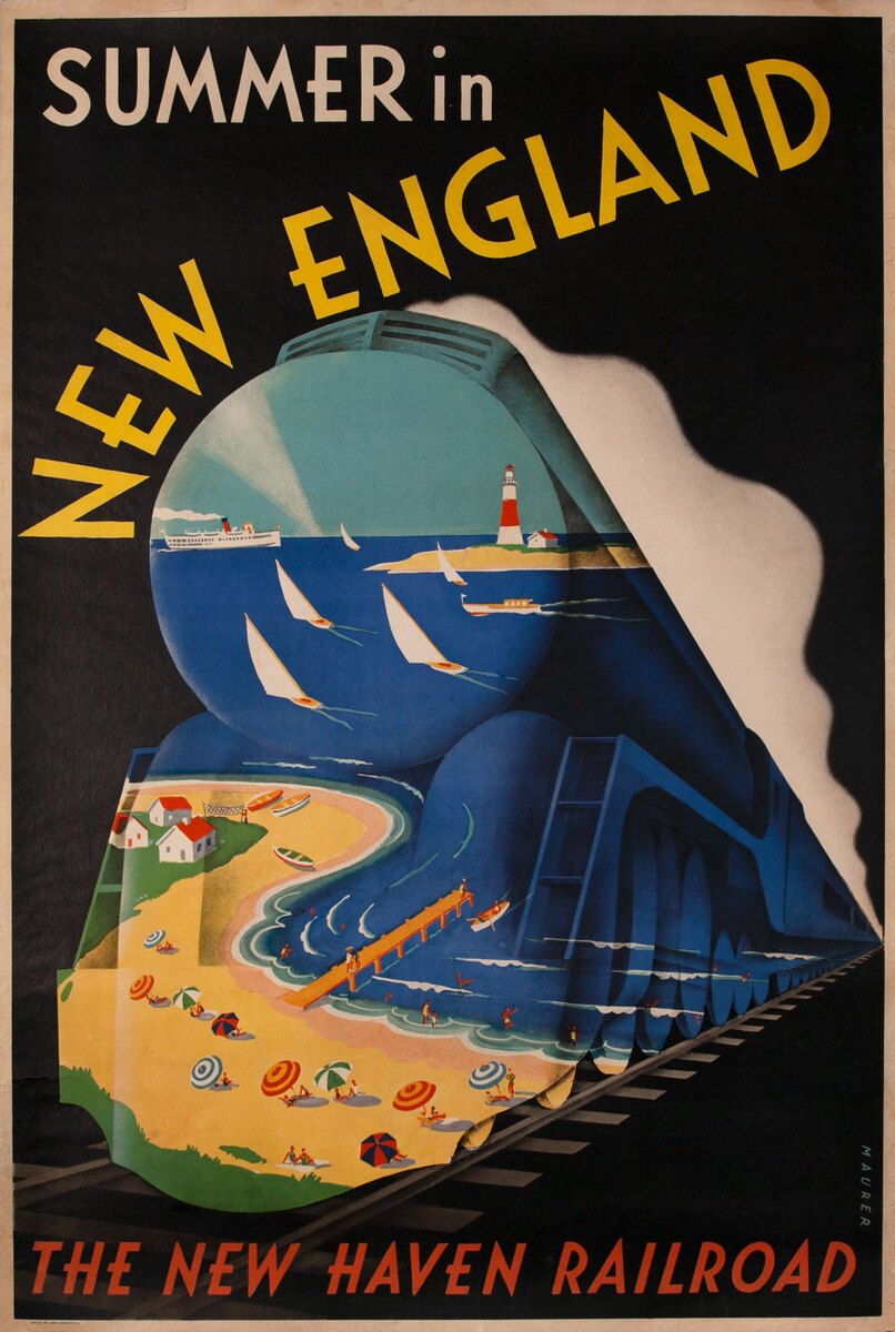New Haven Railroad - Summer in New England