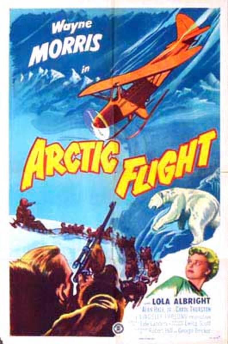 Arctic Flight Vintage Original Movie Poster