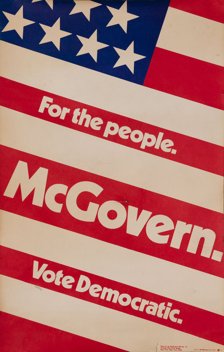 For the People - McGovern - Vote Democratic