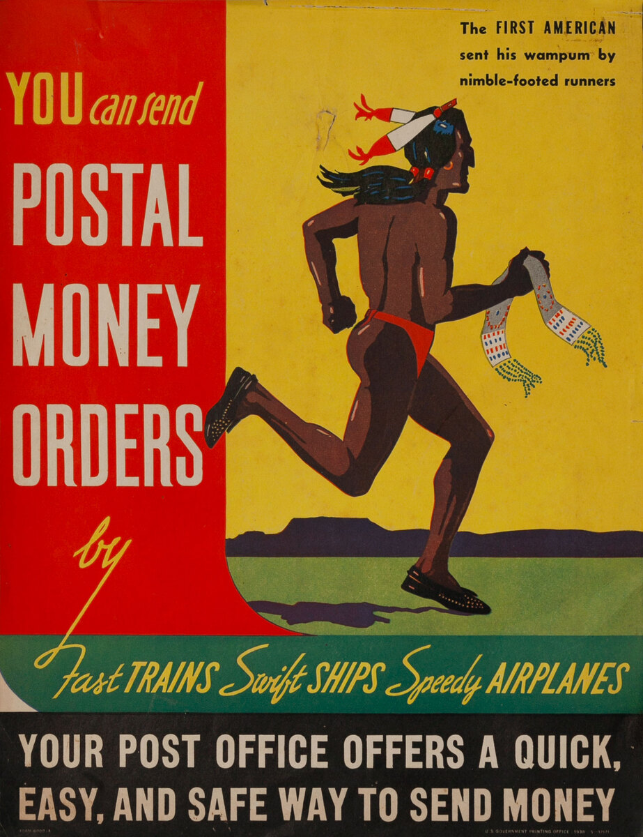 YOU can send POSTAL MONEY ORDERS. by Fast TRAINS Swift SHIPS Speedy AIRPLANES