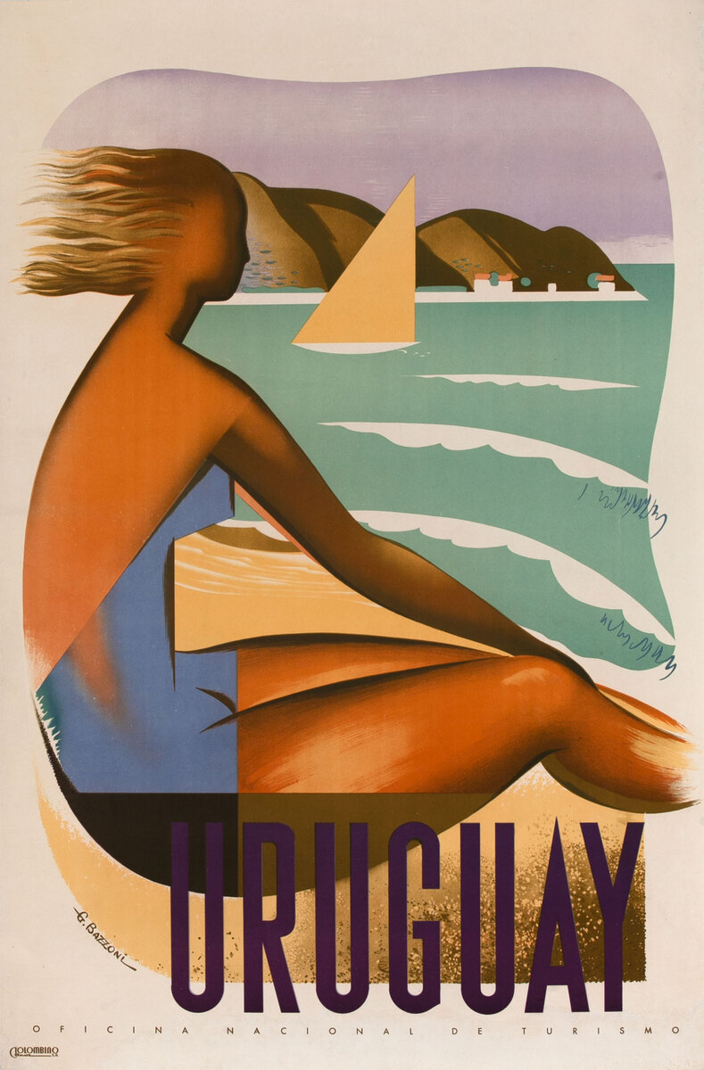 Uruguay Travel Poster 