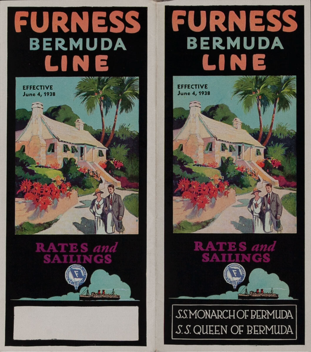 Bermuda Furness Line Travel Brochure