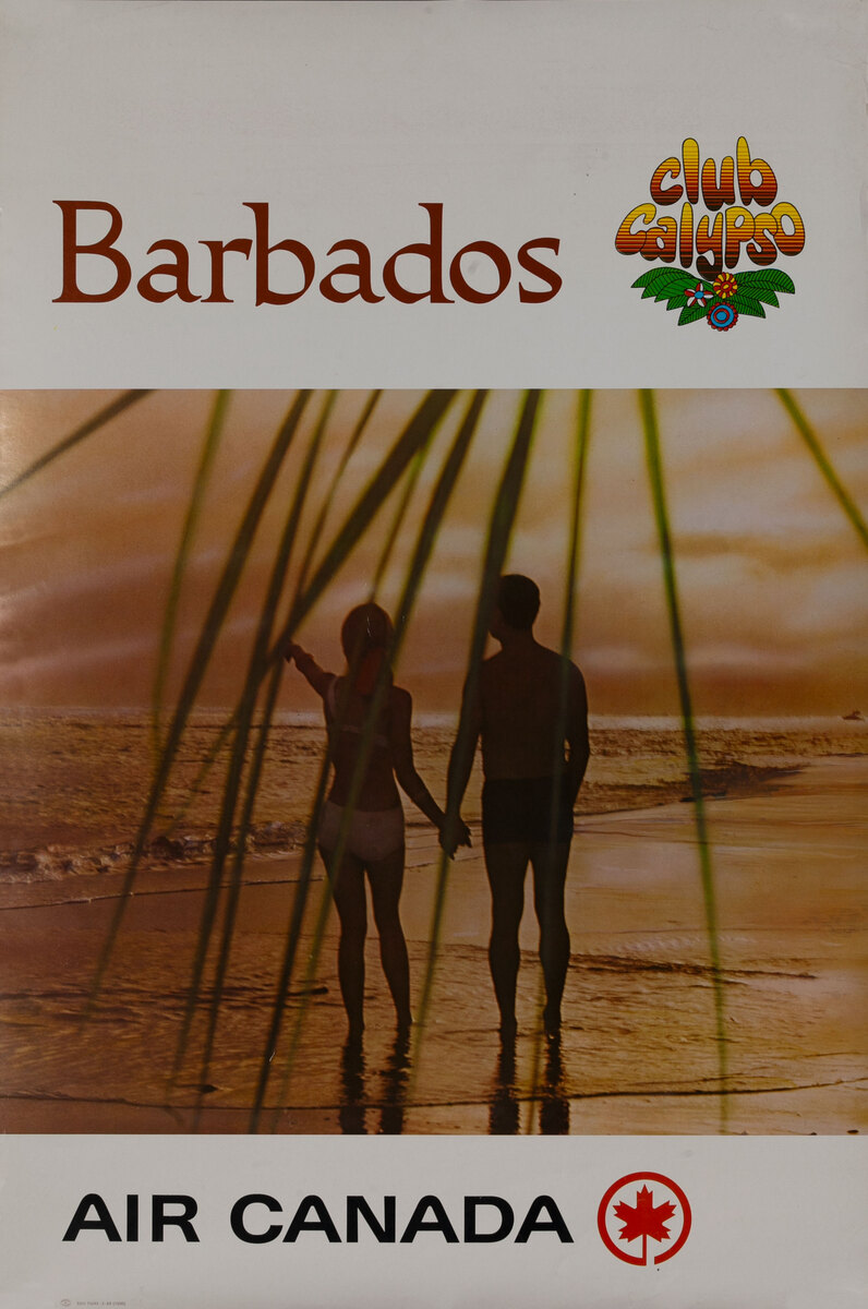 Barbados Club Calypso - Air Canada Travel Poster