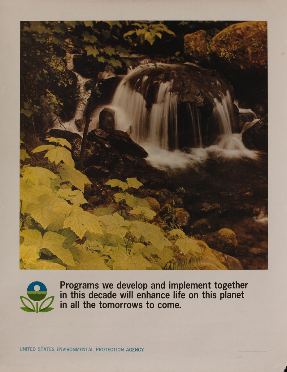 Waterfall - United States Environmental Protection Agency EPA Poster